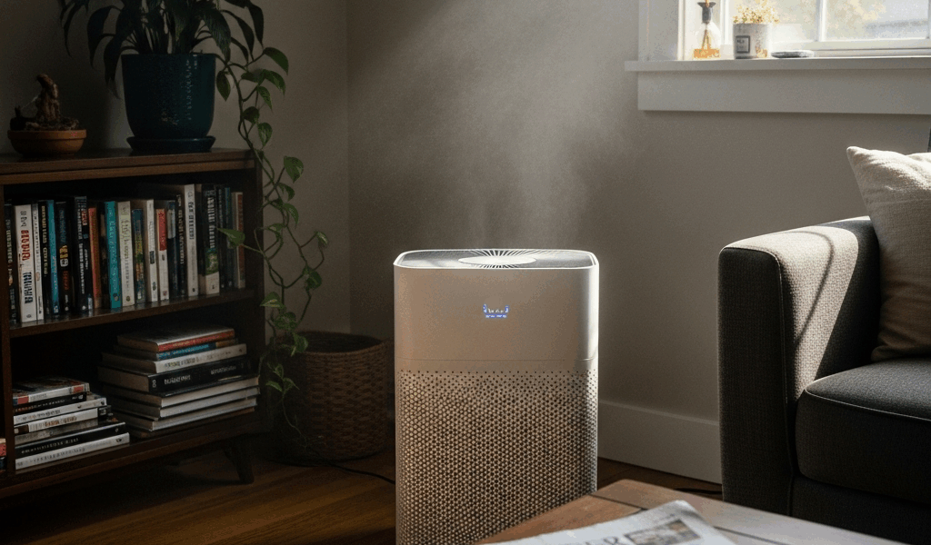 Professional photograph related to: Best Air Purifier for Wildfire Smoke — PNW Guide. High quality, 