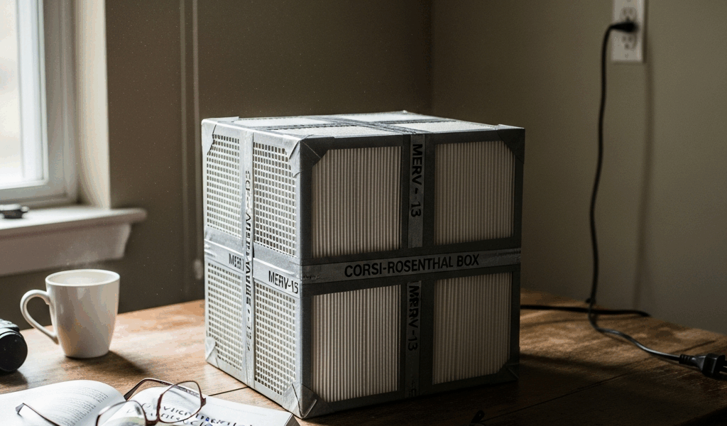 Professional photograph related to: Corsi-Rosenthal Box — DIY Air Purifier That Works. High quality,