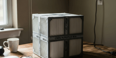 Professional photograph related to: Corsi-Rosenthal Box — DIY Air Purifier That Works. High quality,